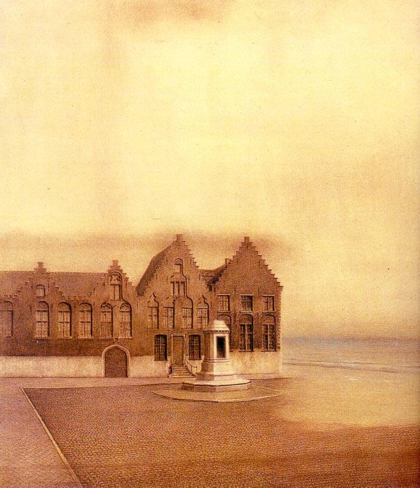 Fernand Khnopff The Abandoned Town oil painting image